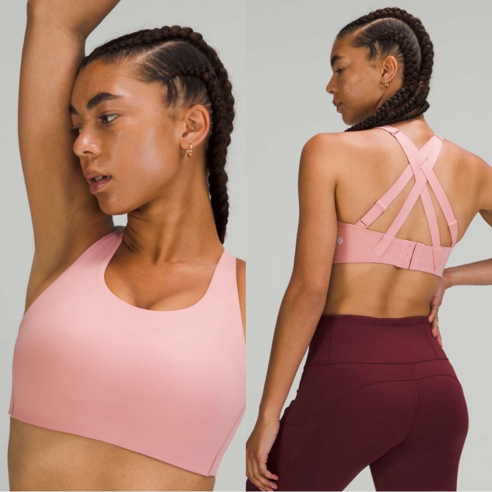 Lululemon Energy Bra High Support 36 DDD Cup
Pink